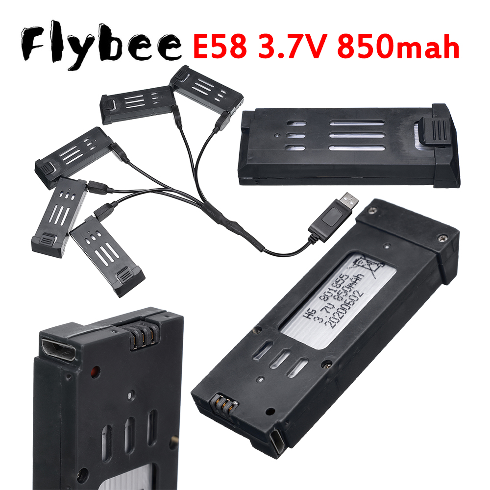 Drone Lipo Battery - 3.7V 850mAh RC Drone Battery for