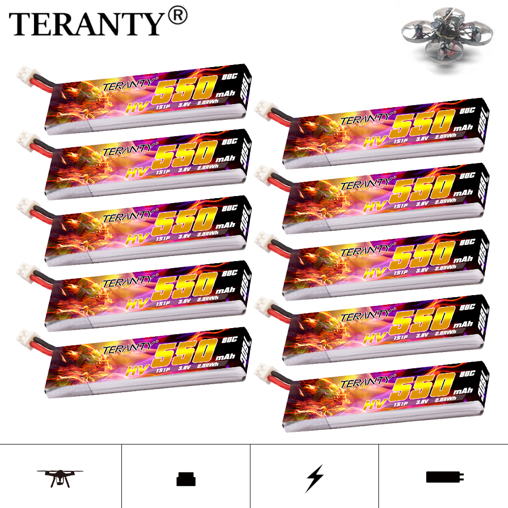 Drone Lipo Battery - TERANTY HV 1S 3.8V 550mAh 80C/160C