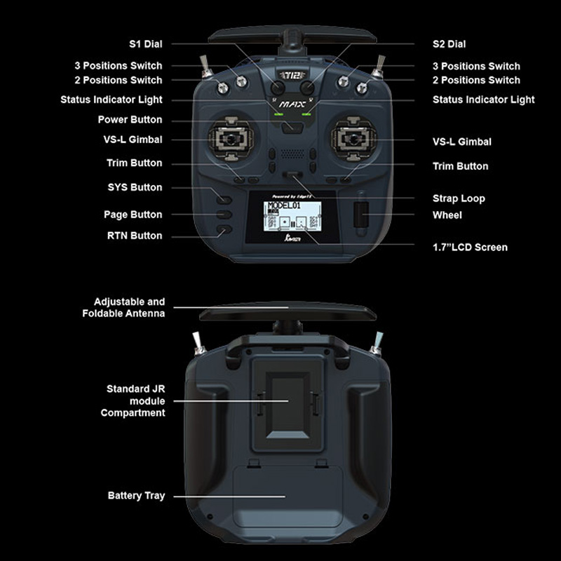 Jumper T12 MAX Radio Controlle - مراجعة Drone Vs Rc Airplane وسعره