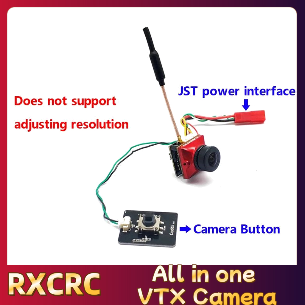 RXCRC 5.8G Module transmitter  - مراجعة Caddx Fpv Camera وسعره
