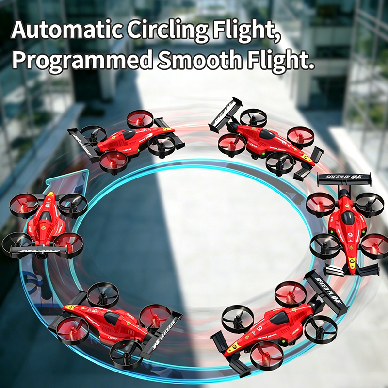 Drone 2 In 1 Flying RC Car Hel - مراجعة Drone Bike Rc وسعره