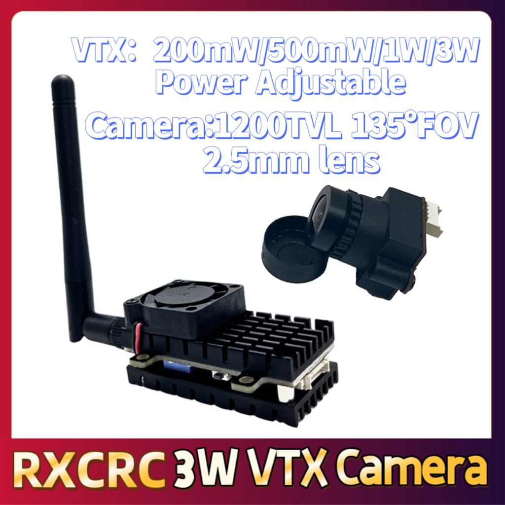 RXCRC 5.8G 3W Video VTX transm - مراجعة Drone Rc With Camera وسعره