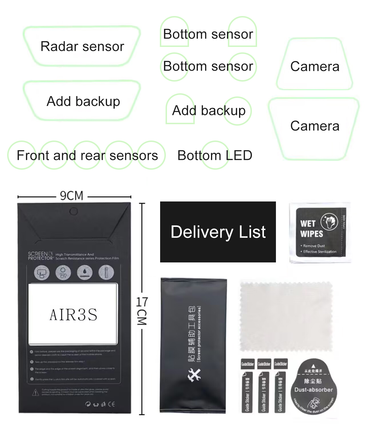 ​Lens Sensor Protective Film f - مراجعة Drone Udi Rc وسعره