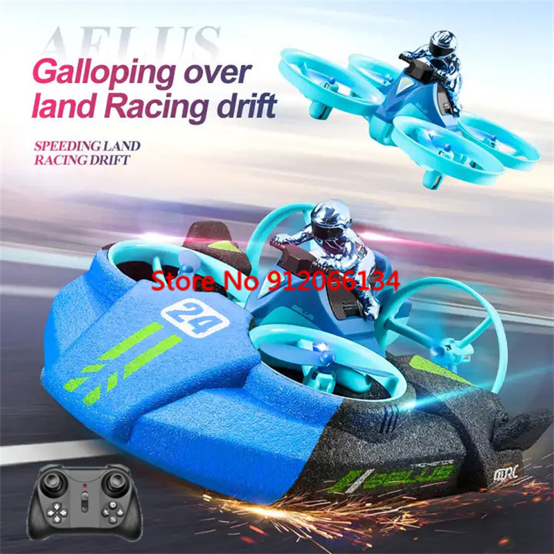 2.4G RC Plane Car Boat 3 In 1  - مراجعة Drone Rc Game وسعره