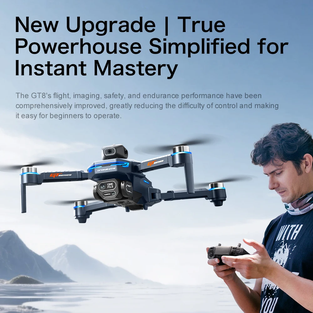 Lenovo GT8 RC Drone GPS 8K HD  - مراجعة Drone Gps Rc Tt36 وسعره