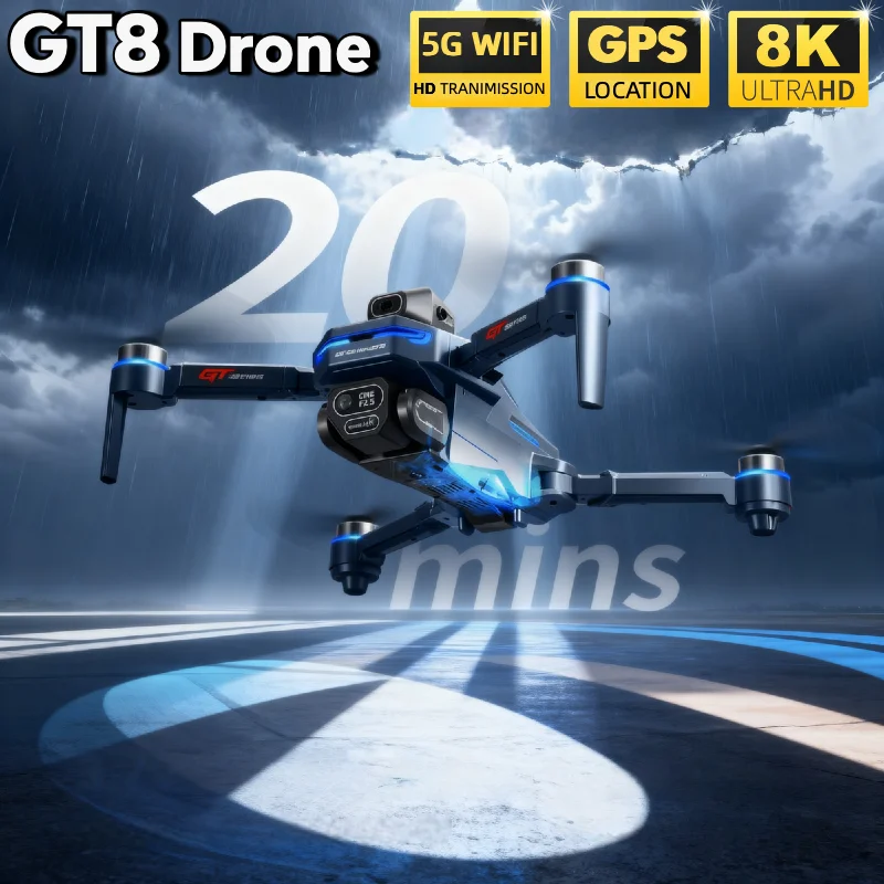 HOT For LSRC GT8 Drone 4K Prof - مراجعة Drone Gps Rc Tt36 وسعره