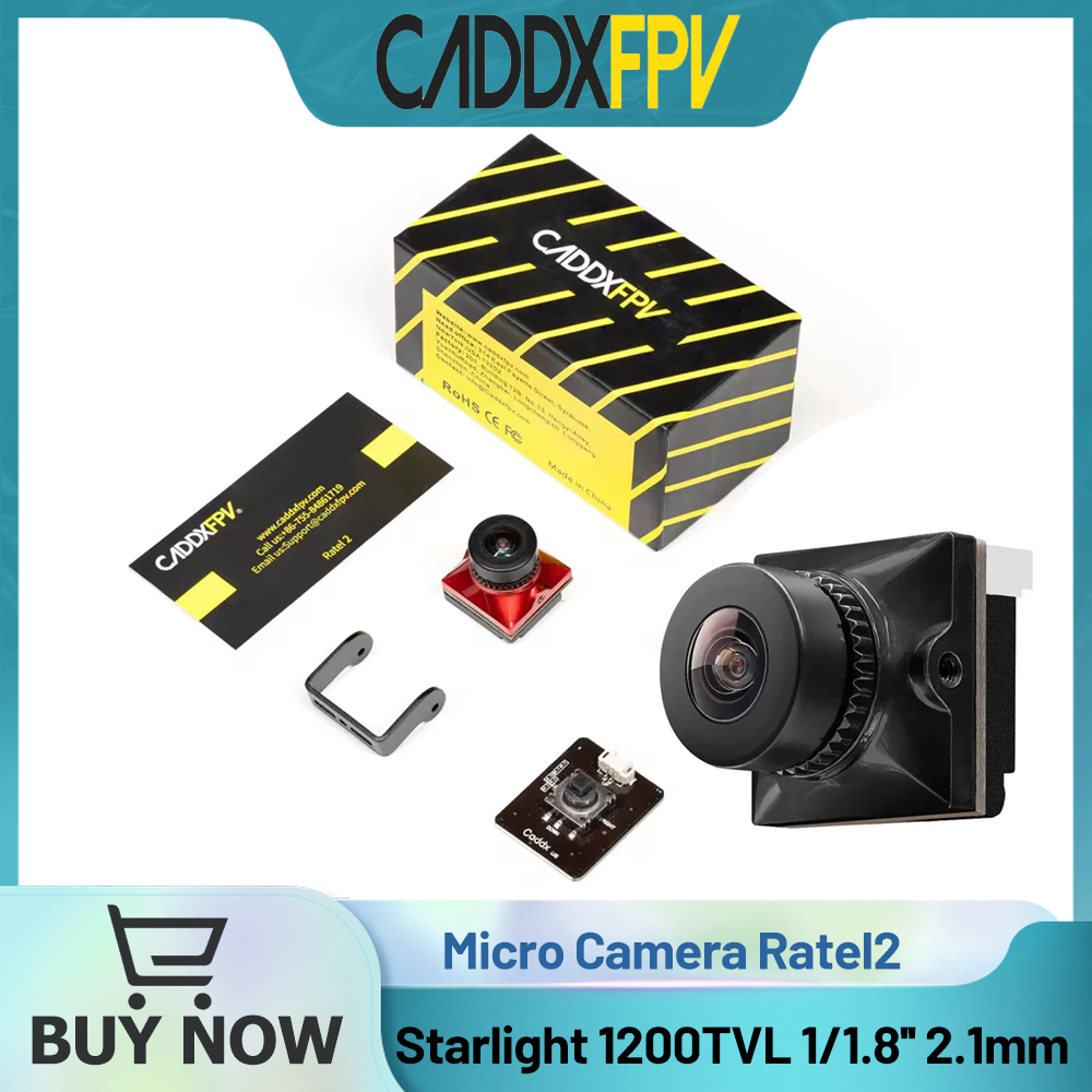 CADDX Micro FPV Camera Ratel 2 - مراجعة Drone Rc With Camera وسعره