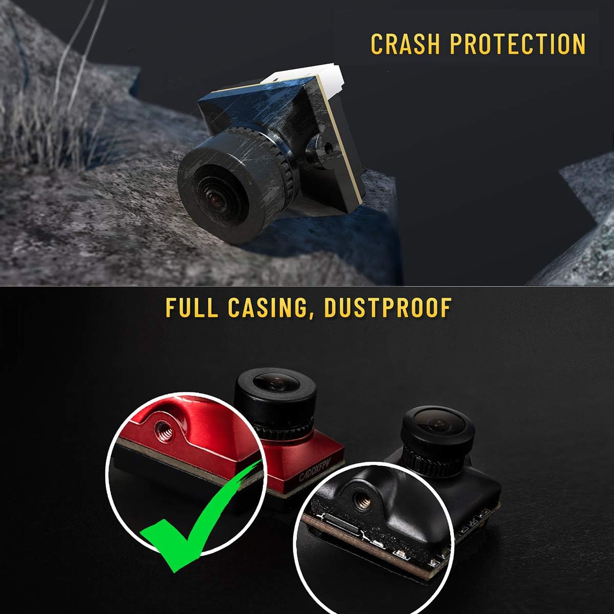 CADDX Micro FPV Camera Ratel 2 - مراجعة Drone Rc With Camera وسعره
