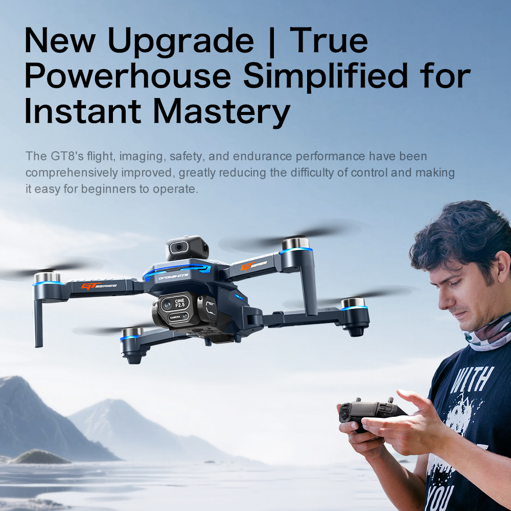 Lenovo GT8 Drone 8K Profession - مراجعة Drone Gps Rc Tt36 وسعره