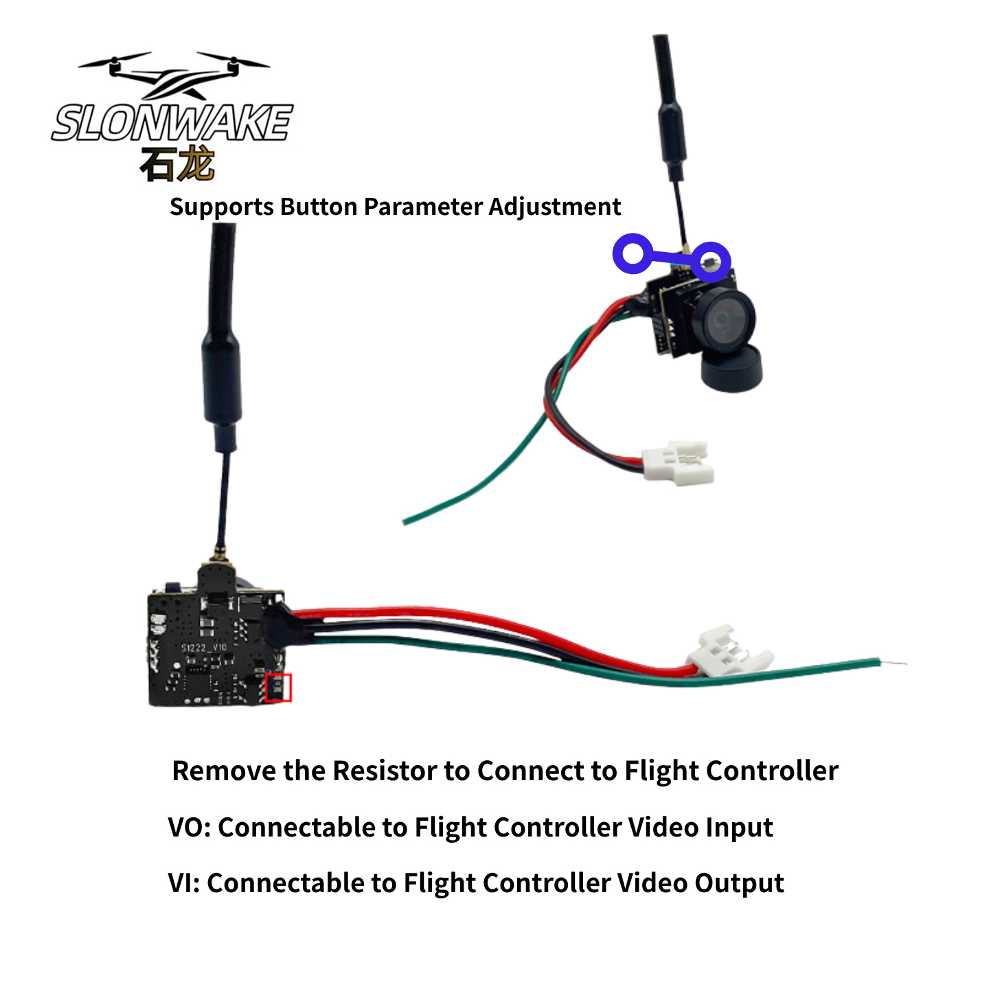 SLONWAKE 5.8G Analog Video Tra - مراجعة Drone Rc With Camera وسعره