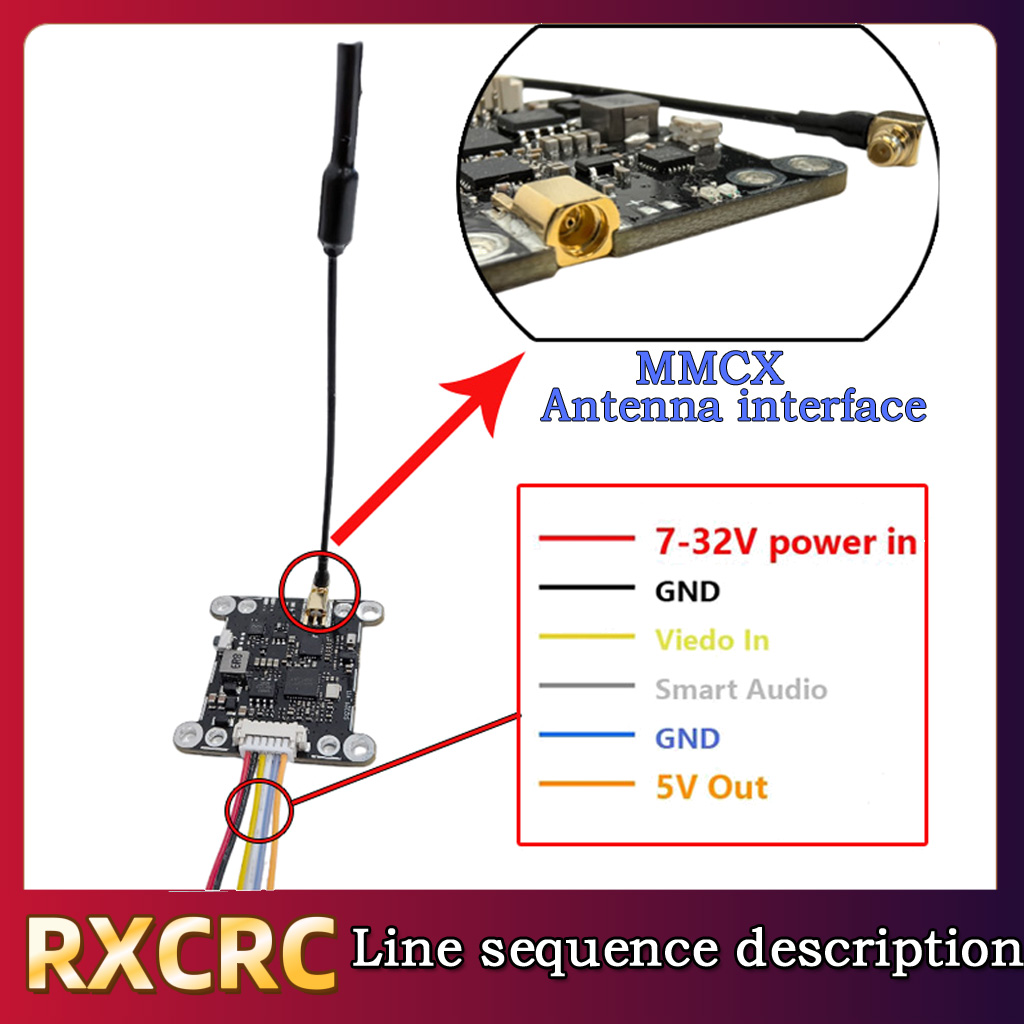 RXCRC 5.8G Module 48CH 1.6W VT - مراجعة Drone Rc With Camera وسعره