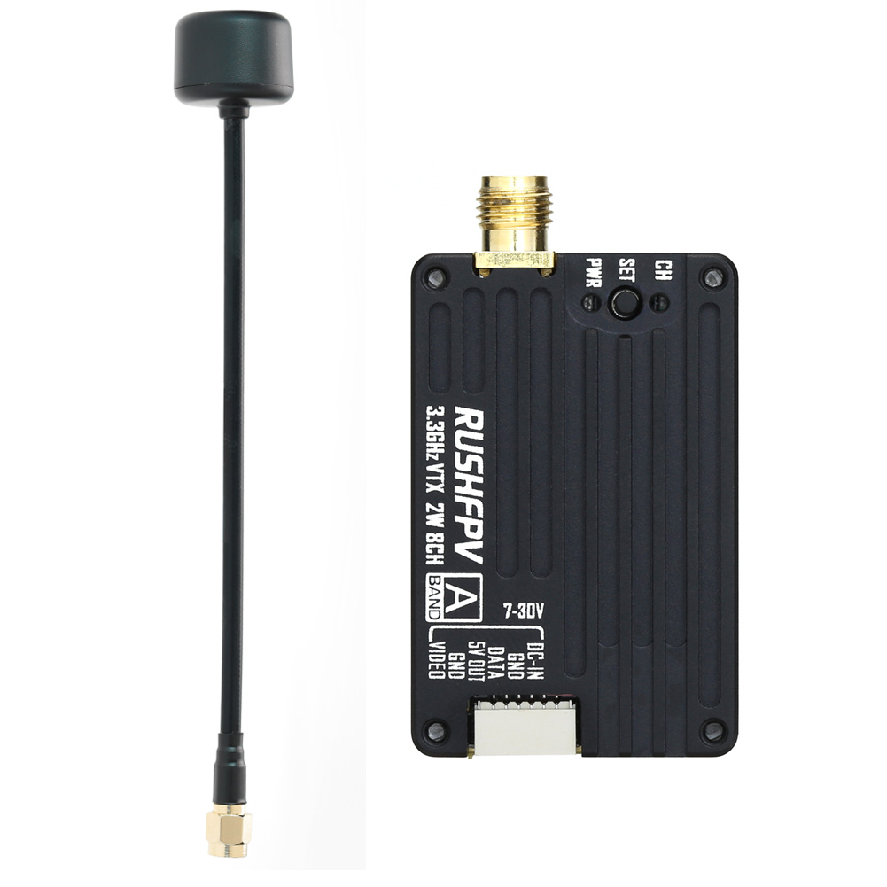 RUSHFPV 3.3G 2W VTX Transmitte - مراجعة Drone Rc Remote وسعره