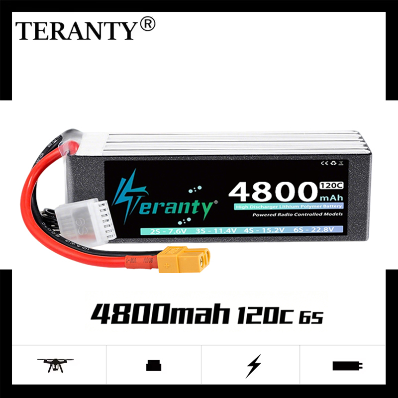 TERANTY 6S 4800mAh Lipo Batter - مراجعة Drone Lipo Battery وسعره