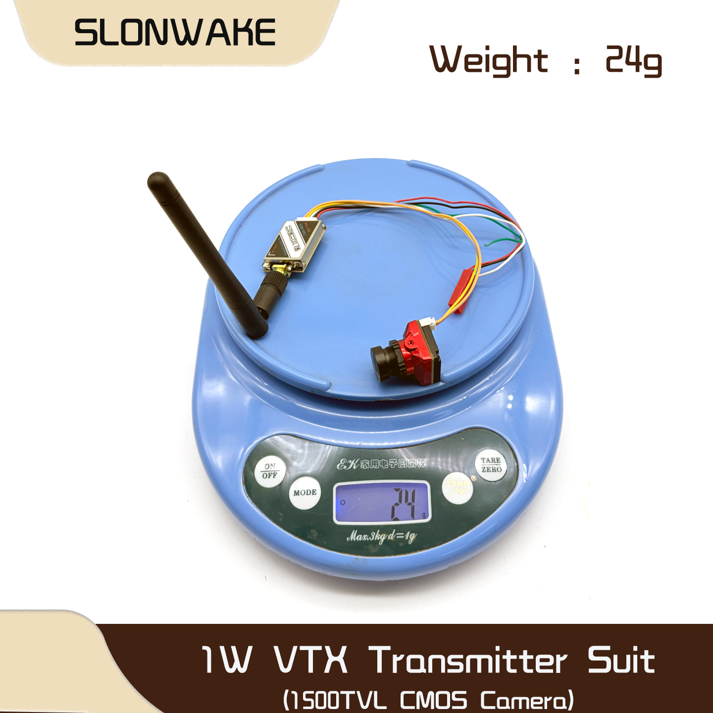 SLONWAKE  5.8G 48CH 1W VTX 100 - مراجعة Drone Rc With Camera وسعره