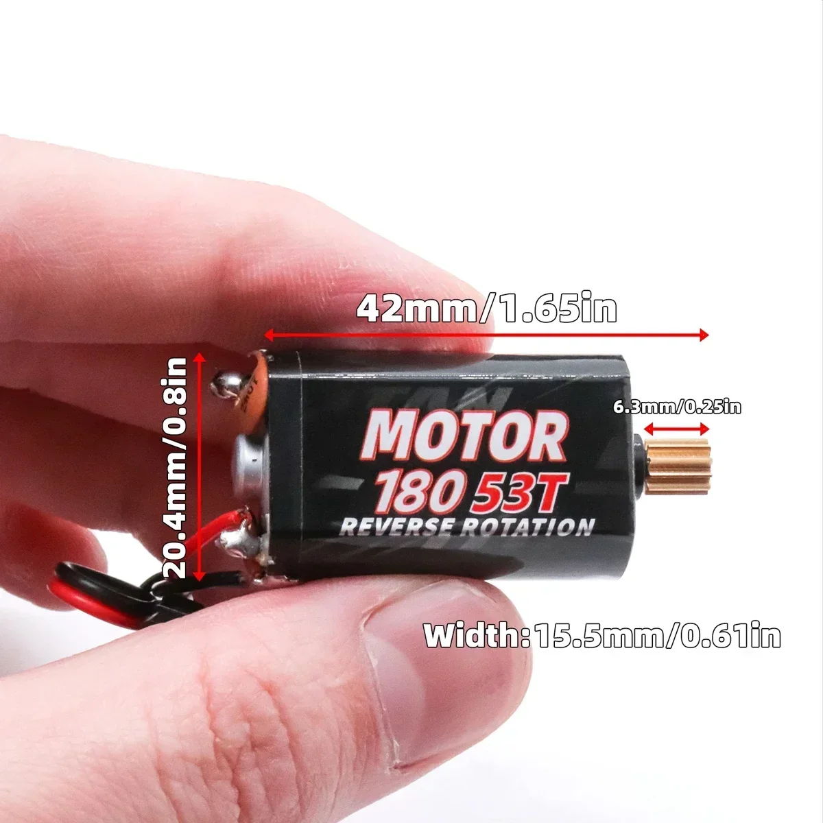 NEEBRC 180 Brushed Motor 53T 6 - مراجعة Rc Rock Crawler وسعره