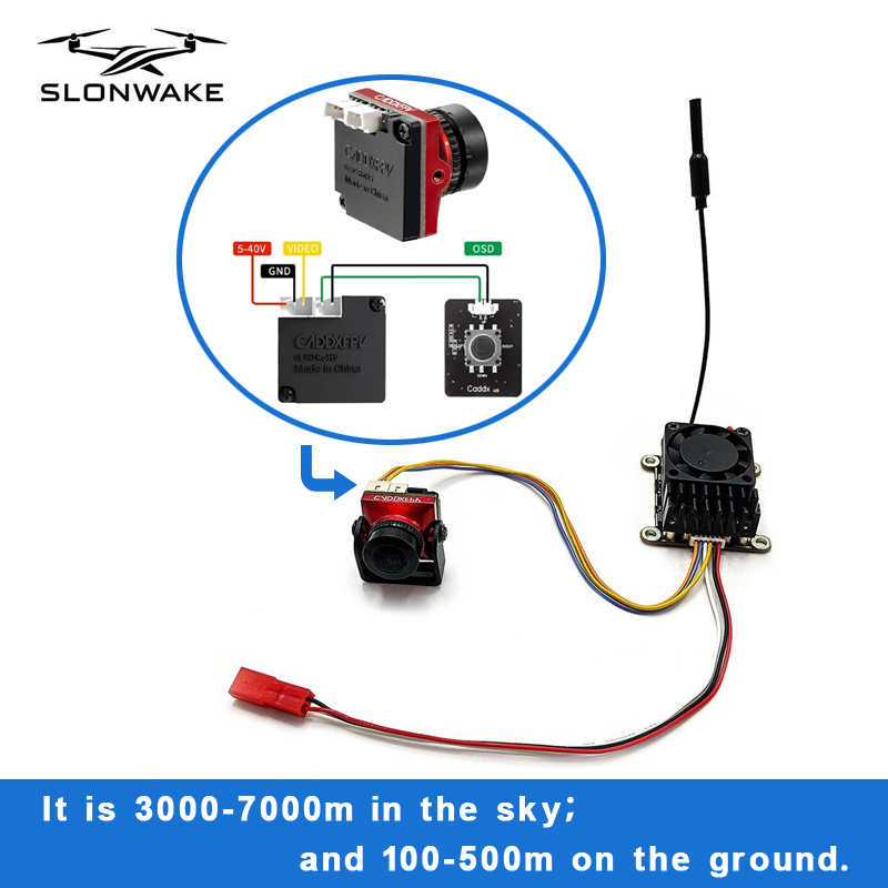 Long Range 5.8Ghz 2W FPV Wirel - مراجعة Caddx Fpv Camera وسعره