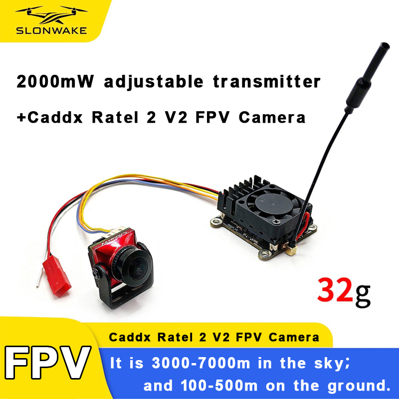 Long Range 5.8Ghz 2W FPV Wirel - مراجعة Caddx Fpv Camera وسعره