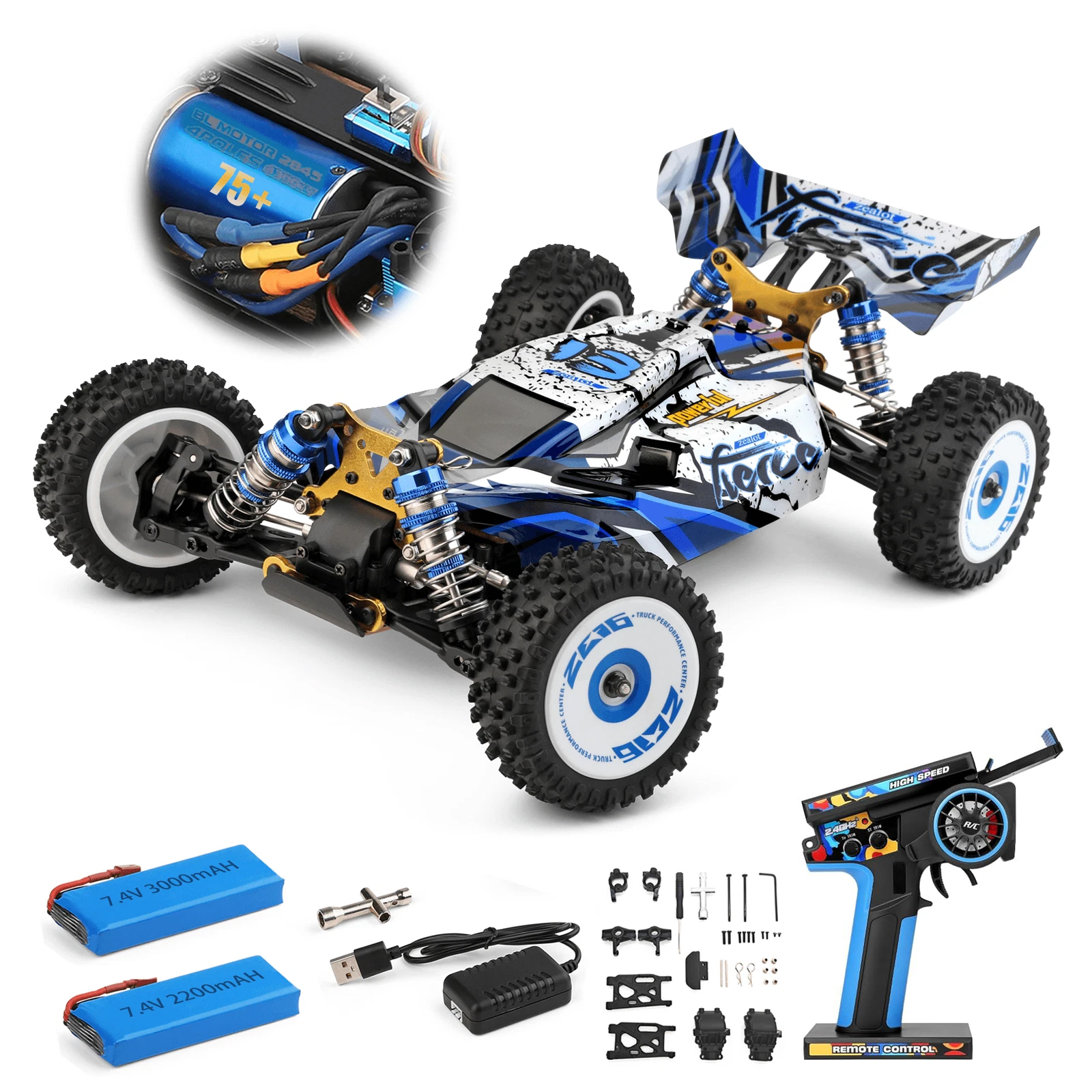 WLtoys 124017(V2) Fast RC Car, - مراجعة Drone Bike Rc وسعره