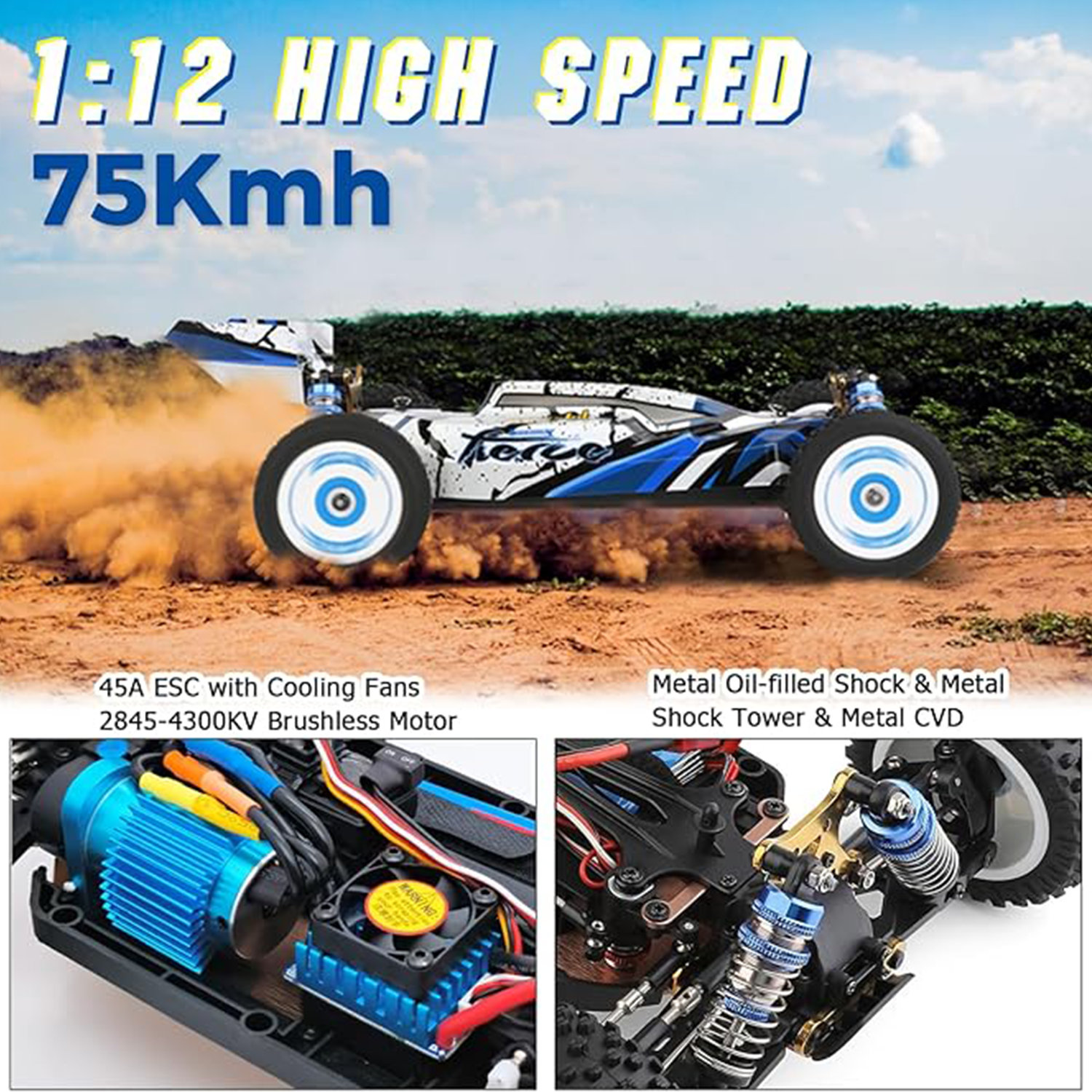 WLtoys 124017(V2) Fast RC Car, - مراجعة Drone Bike Rc وسعره