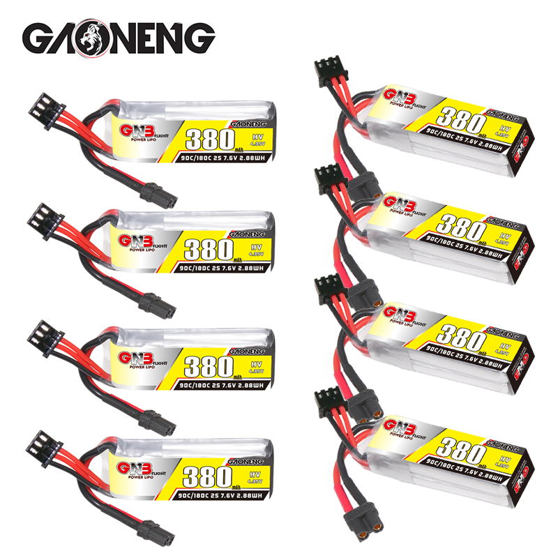 GNB 2S 7.6V 380mAh 90C/180C Li - مراجعة Drone Lipo Battery وسعره
