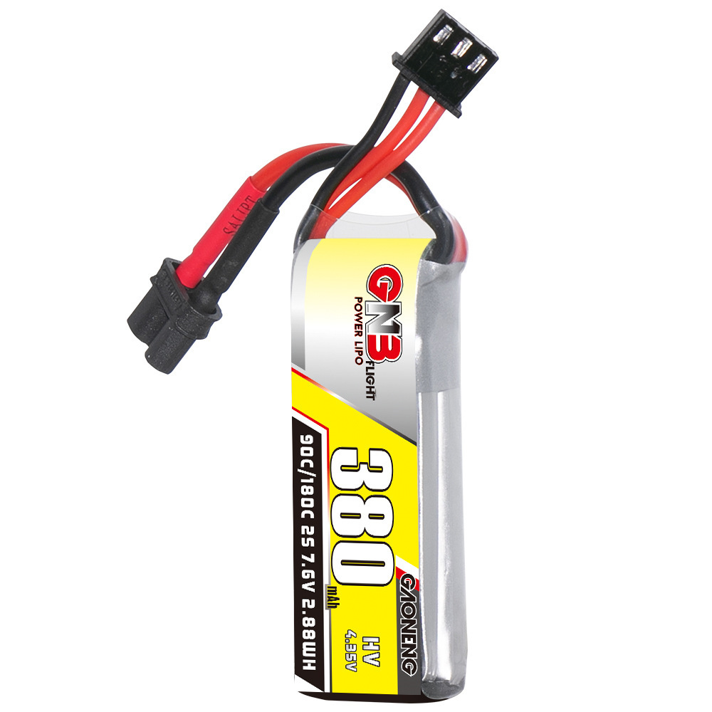 GNB 2S 7.6V 380mAh 90C/180C Li - مراجعة Drone Lipo Battery وسعره