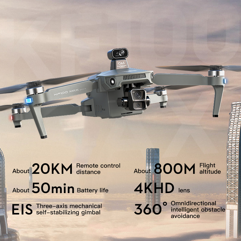 SJRC KF100 MAX 8K UHD Photo HD - مراجعة Drone Sjrc وسعره