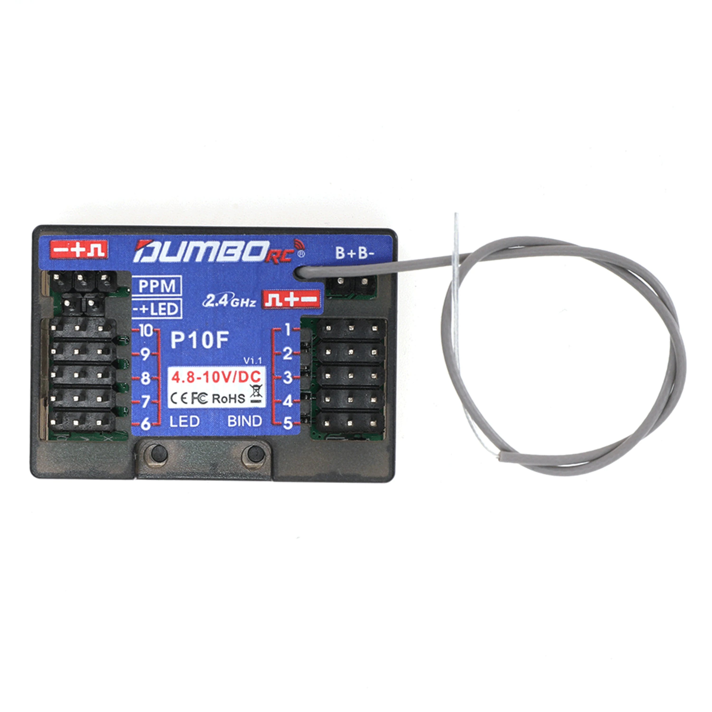 DUMBORC 10CH 2.4G P10F P10FG G - مراجعة Joystick Rc Drone وسعره