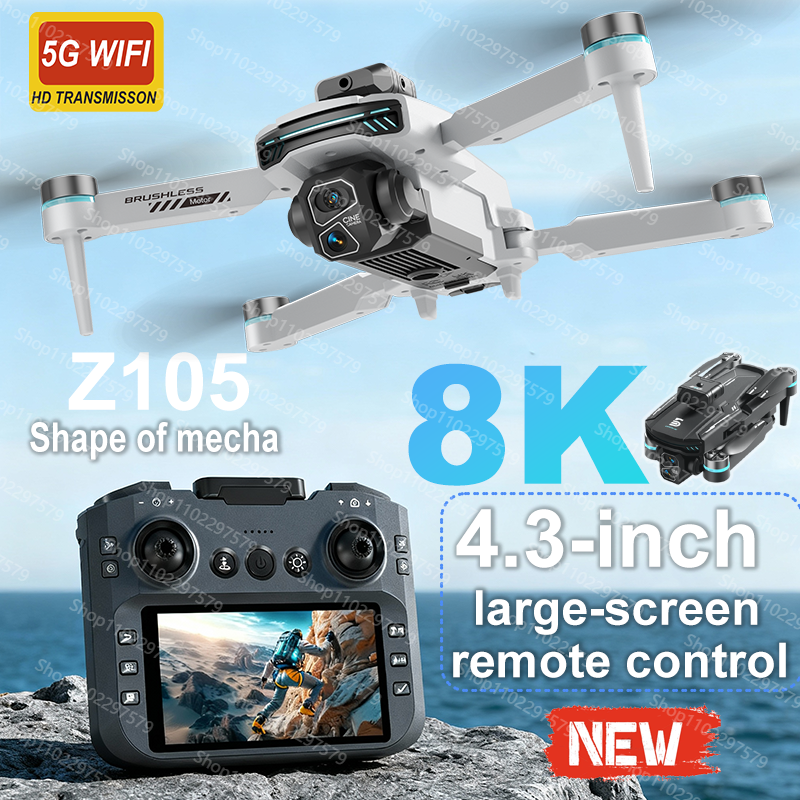 New Z105 RC Drone 8K Professio - مراجعة Drone Rc Game وسعره
