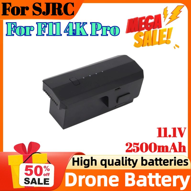 2500mAh 11.1V Drone Battery fo - مراجعة Drone Sjrc وسعره