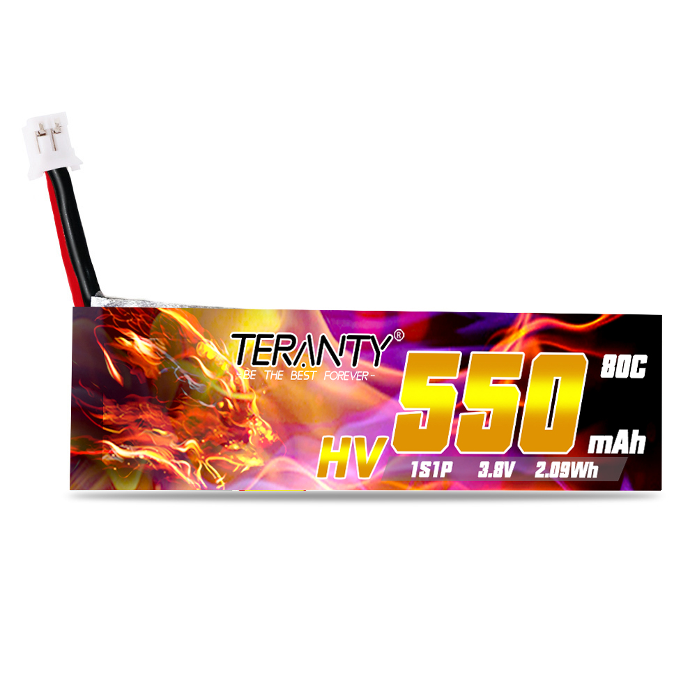 TERANTY HV 1S 3.8V 550mAh 80C/ - مراجعة Drone Lipo Battery وسعره