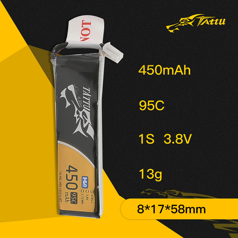 3Pcs NEW TATTU 450/500/550mAh  - مراجعة Drone Lipo Battery وسعره