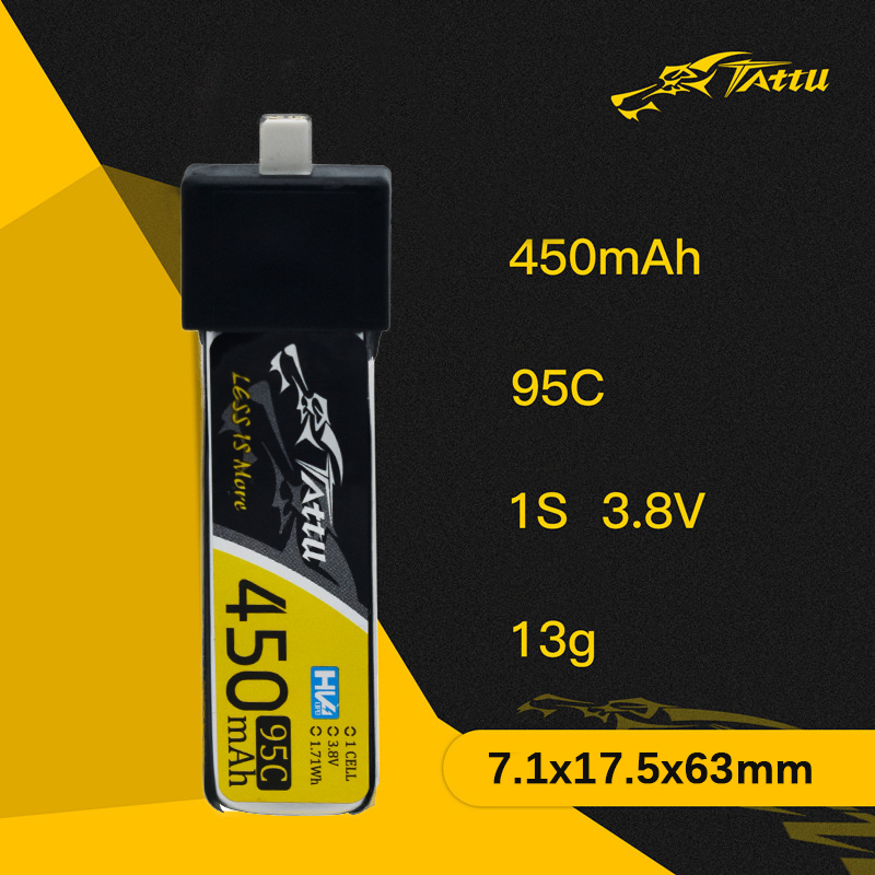 3Pcs NEW TATTU 450/500/550mAh  - مراجعة Drone Lipo Battery وسعره