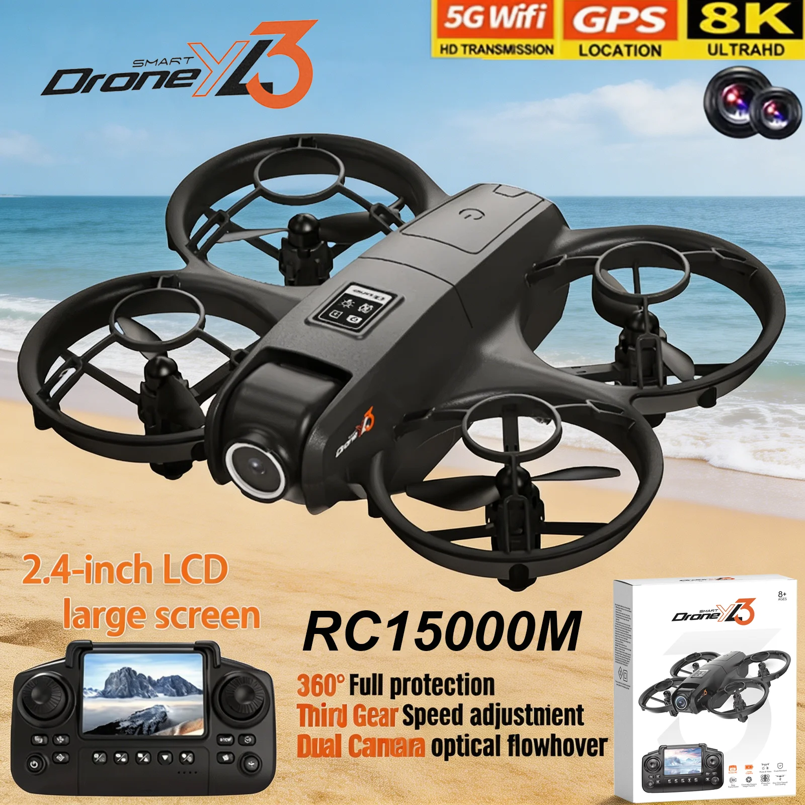 New YL3 RC Drone 8K 1080P Wide - مراجعة Drone Udi Rc وسعره
