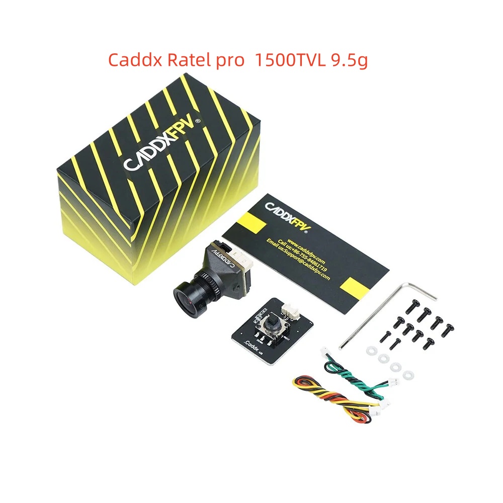 CADDX Ratel Pro 1500TVL 9.5g U - مراجعة Fpv Camera Cmos وسعره