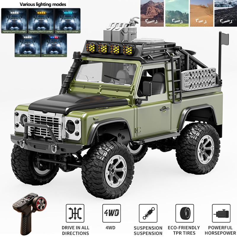 KF90 1:12 4WD RC Climbing Car  - مراجعة Drone Bike Rc وسعره