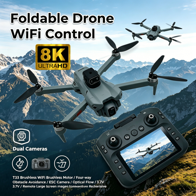 2026 New T33 RC Drone 8K Camer - مراجعة Drone Gps Rc Tt36 وسعره