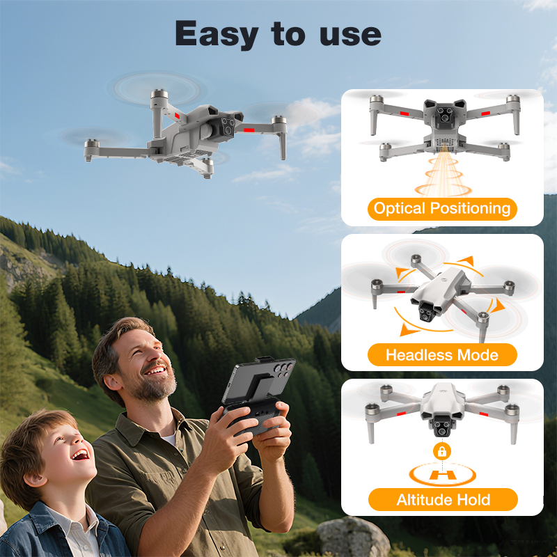 NEW Hot L017 Pro Drone Brushle - مراجعة Drone Gps Rc Tt36 وسعره