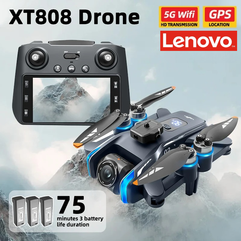 Lenovo XT808 Pro MAX Drone 4K  - مراجعة Drone Gps Rc Tt36 وسعره