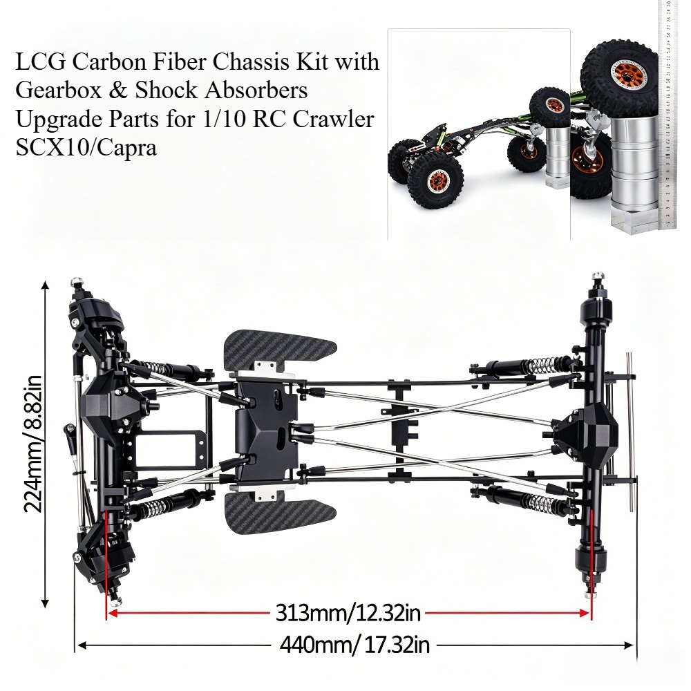1/10 RC Rock Crawler LCG Carbo - مراجعة Rc Rock Crawler وسعره