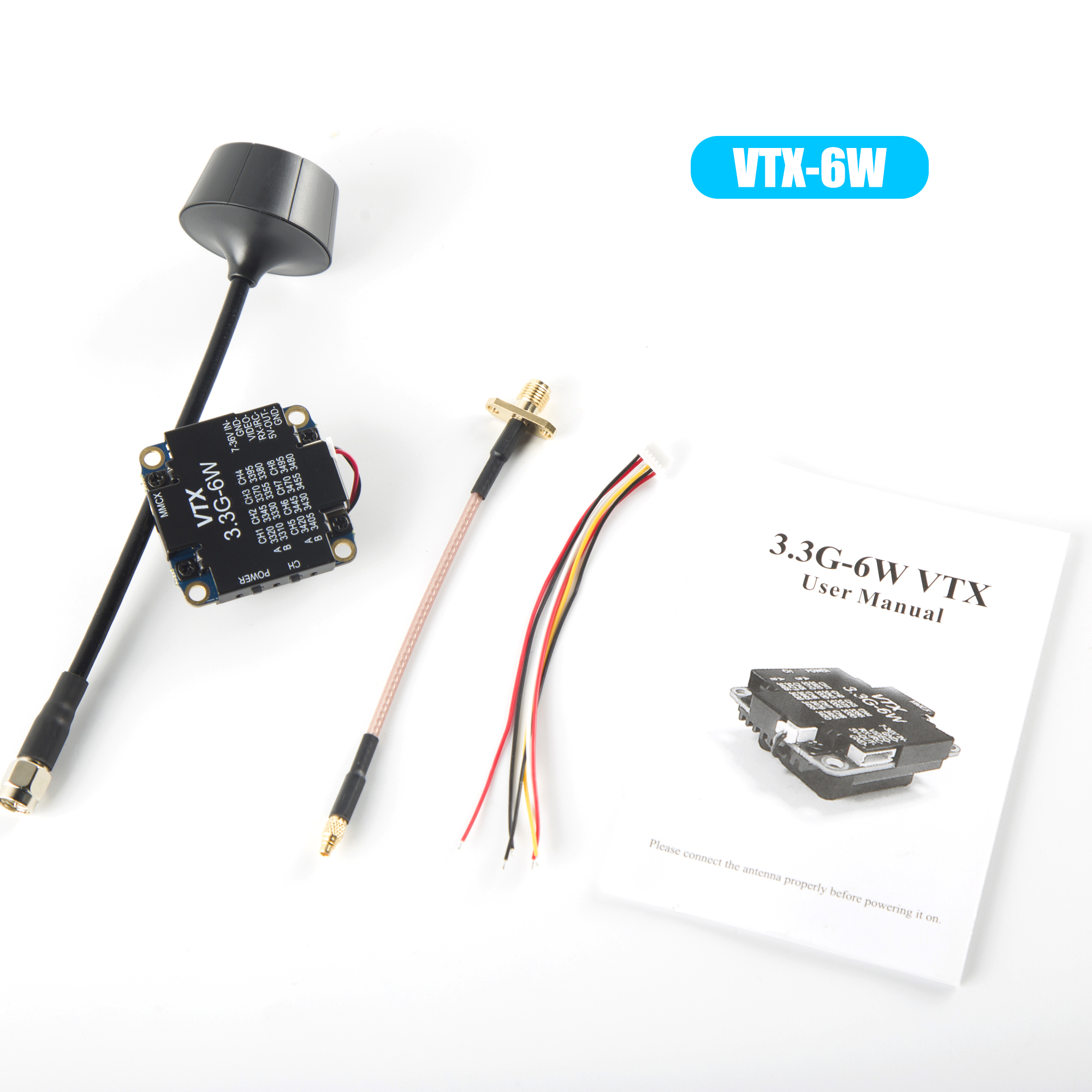 FPV Video Transmitter 3.3G 6W  - مراجعة Drone Rc Remote وسعره