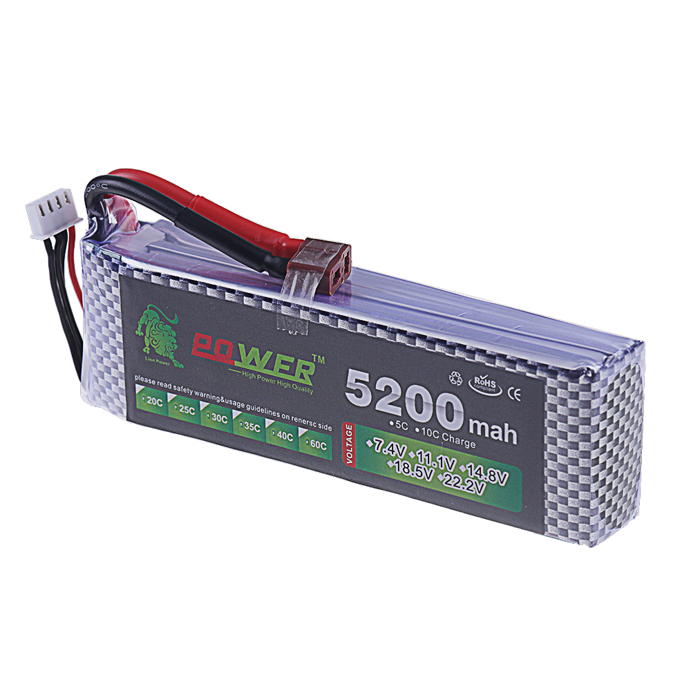 3S Lipo Battery 11.1V 5200mah  - مراجعة Drone Lipo Battery وسعره