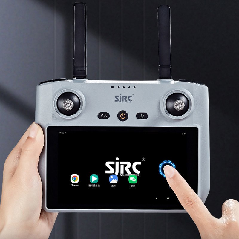 5.5-inch Touch Screen Remote C - مراجعة Drone Sjrc وسعره