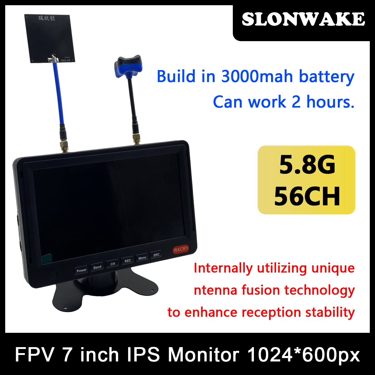 5.8G 48CH 7 Inch FPV Monitor 1 - مراجعة Fpv Camera Cmos وسعره