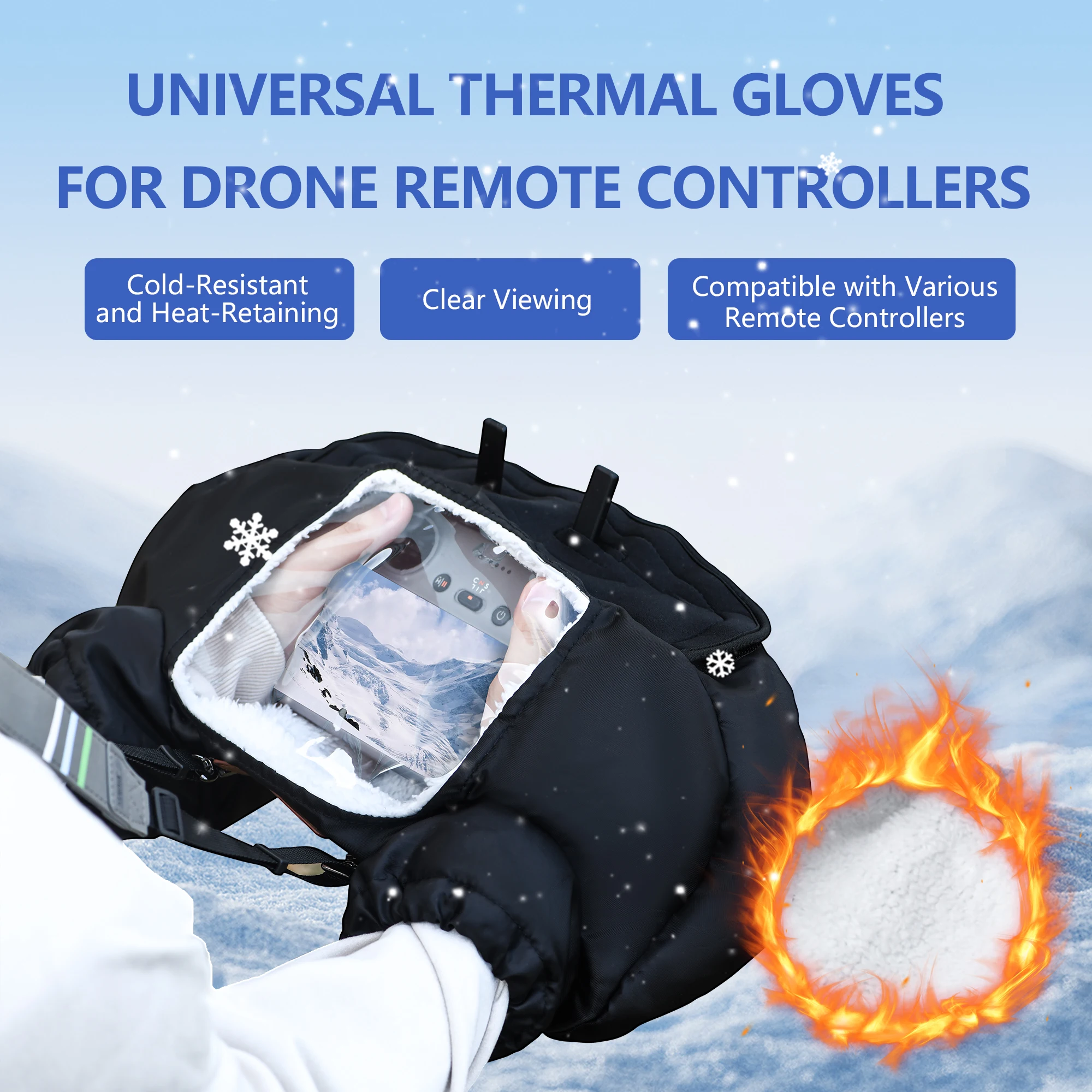 Winter Warm Gloves Drone Fligh - مراجعة Drone Udi Rc وسعره